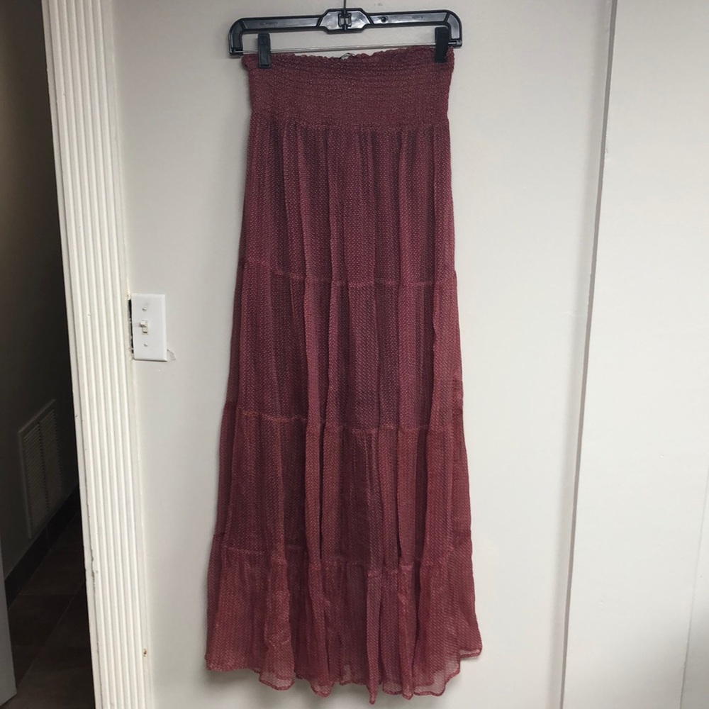 Italian Brand Pink maxi summer skirt